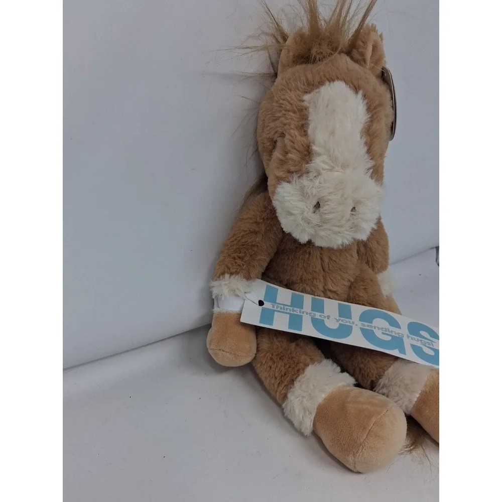 Vermont Teddy Bear Buddy Pony Horse Brown Plush Stuffed Animal Toy 15in